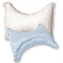 Butterfly Pillow (white, light blue, navy)