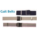 Gait Belt - 72" navy belt, metal buckle